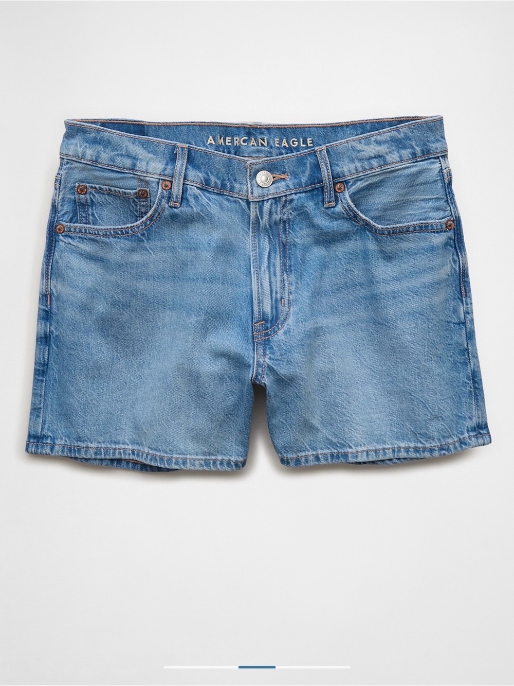 American Eagle Outfitters Light Wash Blue Denim Shorts